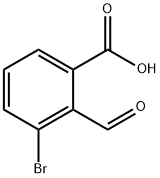 3-Bromo-2-formyl-benzoic acid Structure