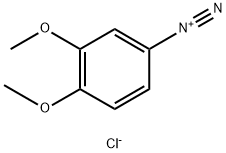 3,4-dimethoxybenzenediazonium chloride Structure