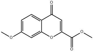 7-Methoxy-4-oxo-4H-chromene-2-carboxylic acid methyl ester Structure