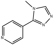 4-(4-methyl-1,2,4-triazol-3-yl)pyridine Structure