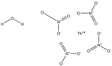 Thorium(IV) nitrate hydrate Structure
