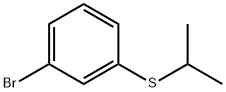 1-Bromo-3-(isopropylsulfanyl)benzene Structure