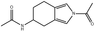 N-(2-Acetyl-4,5,6,7-tetrahydro-2H-isoindol-5-yl)-acetamide Structure
