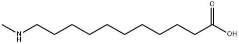 11-(methylamino)- Undecanoic acid Structure