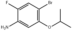 4-bromo-2-fluoro-5-isopropoxyaniline Structure