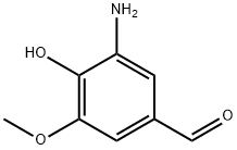 3-Amino-4-hydroxy-5-methoxy-benzaldehyde Structure