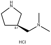 dimethyl({[(3S)-pyrrolidin-3-yl]methyl})amine dihydrochloride Structure