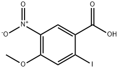 2-Iodo-4-methoxy-5-nitro-benzoic acid Structure