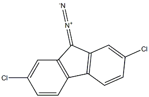 9H-Fluorene, 2,7-dichloro-9-diazo- Structure