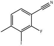 2-Fluoro-3-iodo-4-methyl-benzonitrile Structure