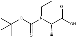 N-Boc-N-ethyl-L-alanine Structure