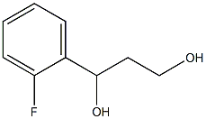 1,3-Propanediol, 1-(2-fluorophenyl)- Structure