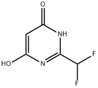 2-Difluoromethyl-6-hydroxy-3H-pyrimidin-4-one Structure