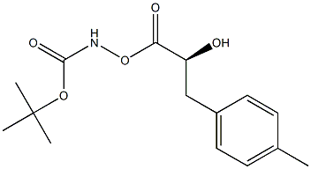 N-(Tert-Butoxy)Carbonyl (2S,3S)-Amino-2-hydroxy-3-(4-methyl-phenyl)propionic acid Structure