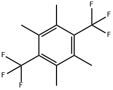 Benzene, 1,2,4,5-tetramethyl-3,6-bis(trifluoromethyl)- Structure