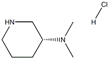 (3R)-N,N-dimethylpiperidin-3-amine,hydrochloride Structure