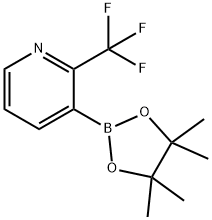 2-Trifluoromethyl-pyridine-3-boronic acid pinacol ester Structure