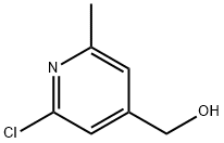 (2-chloro-6-methylpyridin-4-yl)methanol Structure
