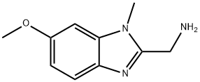 (6-methoxy-1-methyl-1H-1,3-benzodiazol-2-yl)methanamine Structure