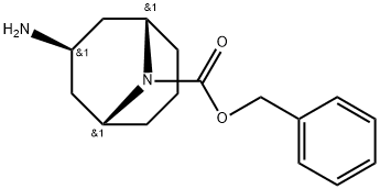 exo-3-Amino-9-aza-bicyclo[3.3.1]nonane-9-carboxylic acid benzyl ester Structure