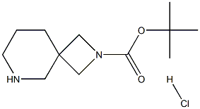2-Boc-2,6-diaza-spiro[3.5]nonane hydrochloride Structure