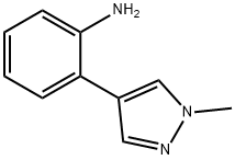 2-(1-methyl-1H-pyrazol-4-yl)benzenamine Structure