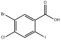 5-Bromo-4-chloro-2-iodo-benzoic acid Structure