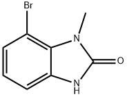 7-bromo-1-methyl-1,3-dihydro-2H-benzimidazol-2-one Structure