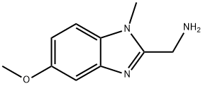 (5-methoxy-1-methyl-1H-1,3-benzodiazol-2-yl)methanamine Structure