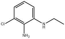 3-chloro-N1-ethylbenzene-1,2-diamine Structure