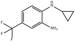 N1-cyclopropyl-4-(trifluoromethyl)benzene-1,2-diamine Structure