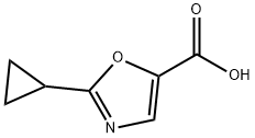 2-Cyclopropyl-oxazole-5-carboxylic acid Structure