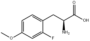 2-Fluoro-O-methyl-L-tyrosine Structure