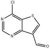 4-chlorothieno[3,2-d]pyrimidine-7-carbaldehyde Structure