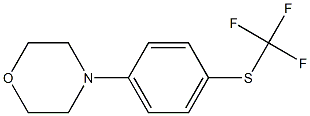 4-(4-((trifluoromethyl)thio)phenyl)morpholine Structure