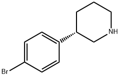 (S)-3-(4-Bromophenyl)piperidine Structure
