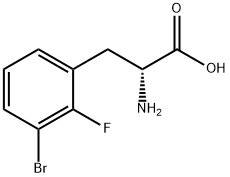 3-Bromo-2-fluoro-D-phenylalanine Structure