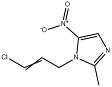 (E)-1-(3-chloroallyl)-2-methyl-5-nitro-1H-imidazole Structure