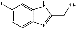 (5-iodo-1H-1,3-benzodiazol-2-yl)methanamine Structure