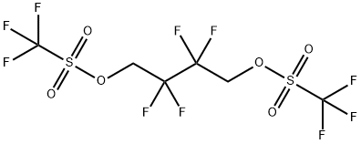 2,2,3,3-Tetrafluorobutane-1,4-diyl bis(trifluoromethanesulfonate) Structure