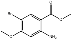 2-Amino-5-bromo-4-methoxy-benzoic acid methyl ester Structure