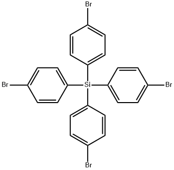 1,1',1'',1'''-Silanetetrayltetrakis[4-bromobenzene] Structure