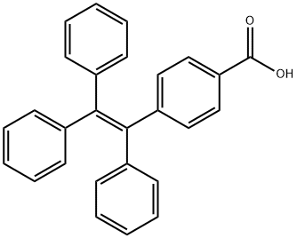 4-(1,2,2-triphenyl vinyl)benzoic acid Structure