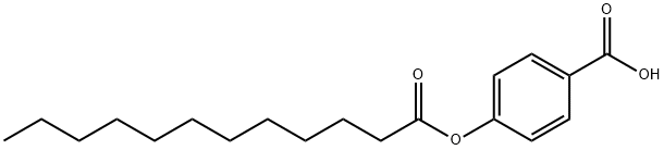 4-dodecanoyloxybenzoic acid Structure