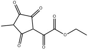 ethyl 2-(3-methyl-2,4,5-trioxocyclopentyl)-2-oxoacetate Structure