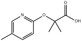 2-methyl-2-(5-methylpyridin-2-yloxy)propanoic acid Structure