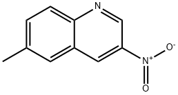 Quinoline, 6-methyl-3-nitro- Structure