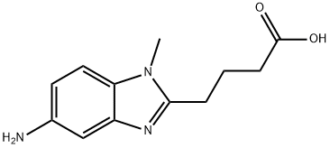 4-(5-amino-1-methyl-1H-benzo[d]imidazol-2-yl)butanoic acid Structure