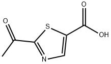 2-acetylthiazole-5-carboxylic acid Structure