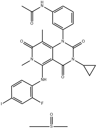GSK1120212 (DMSO solvate) Structure